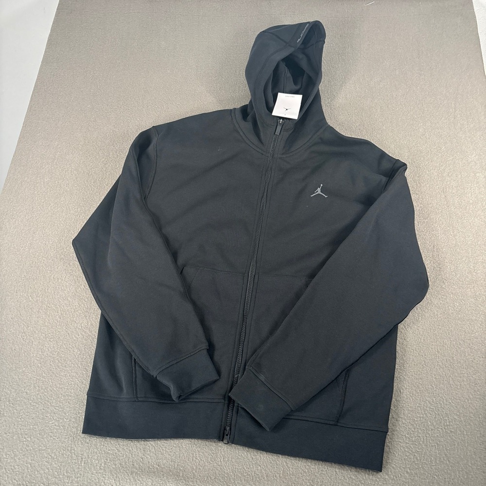 Jordan Sport Dri-FIT Full-Zip Hoodie Mens Size M Black FV8602-010